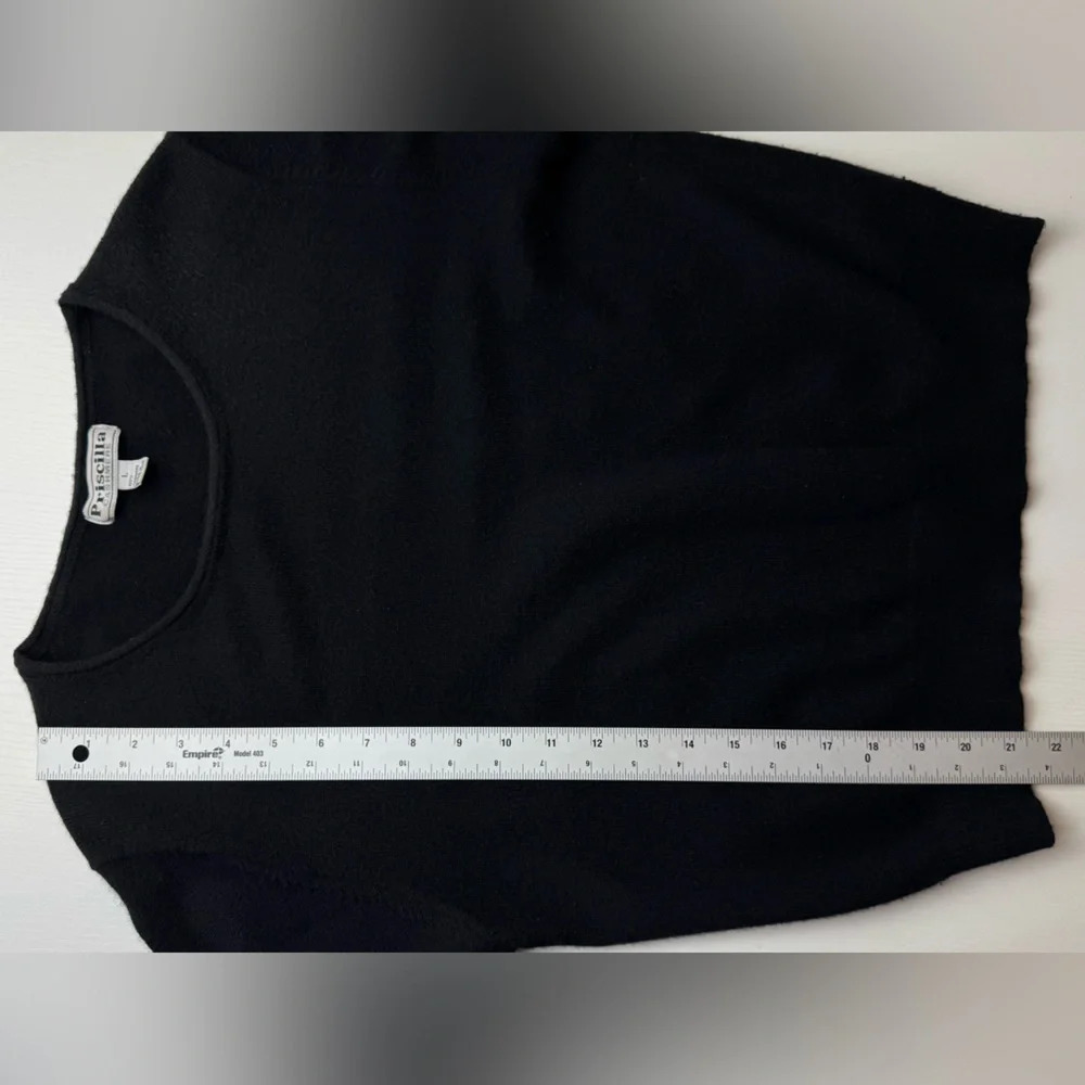 Priscilla Cashmere Basic Round Neck Cashmere Swea… - image 6